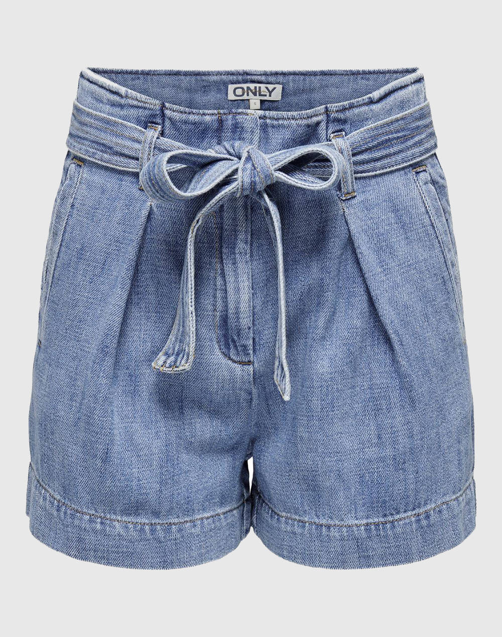 ONLY ONLJENNA HW BELTED DNM SHORT QYT