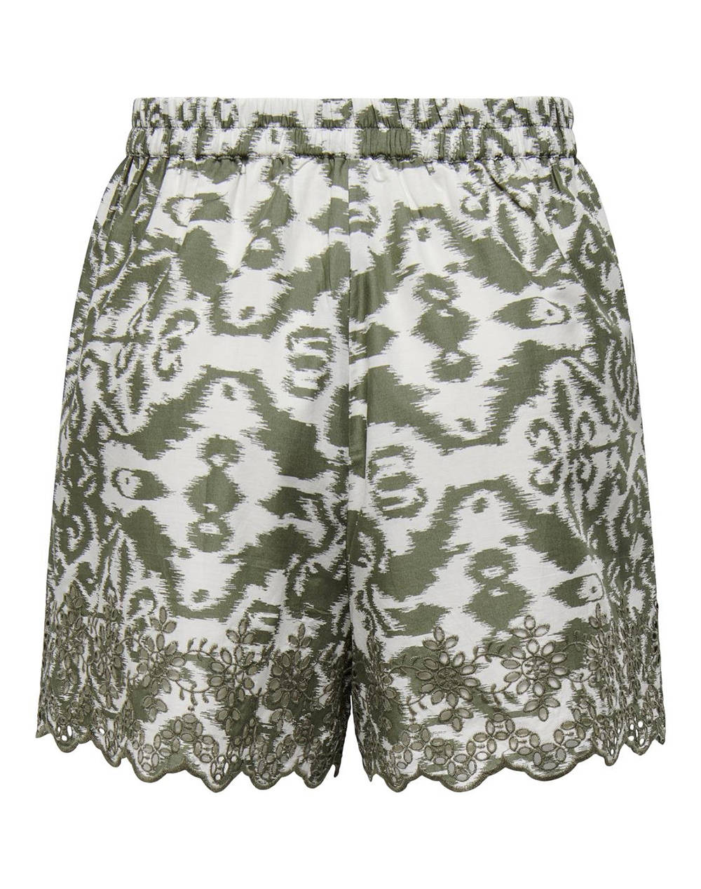 ONLY ONLLOU LIFE EMB LOOSE SHORTS PTM 15313167-Kalamata Urben ethnic Olive φωτογραφία