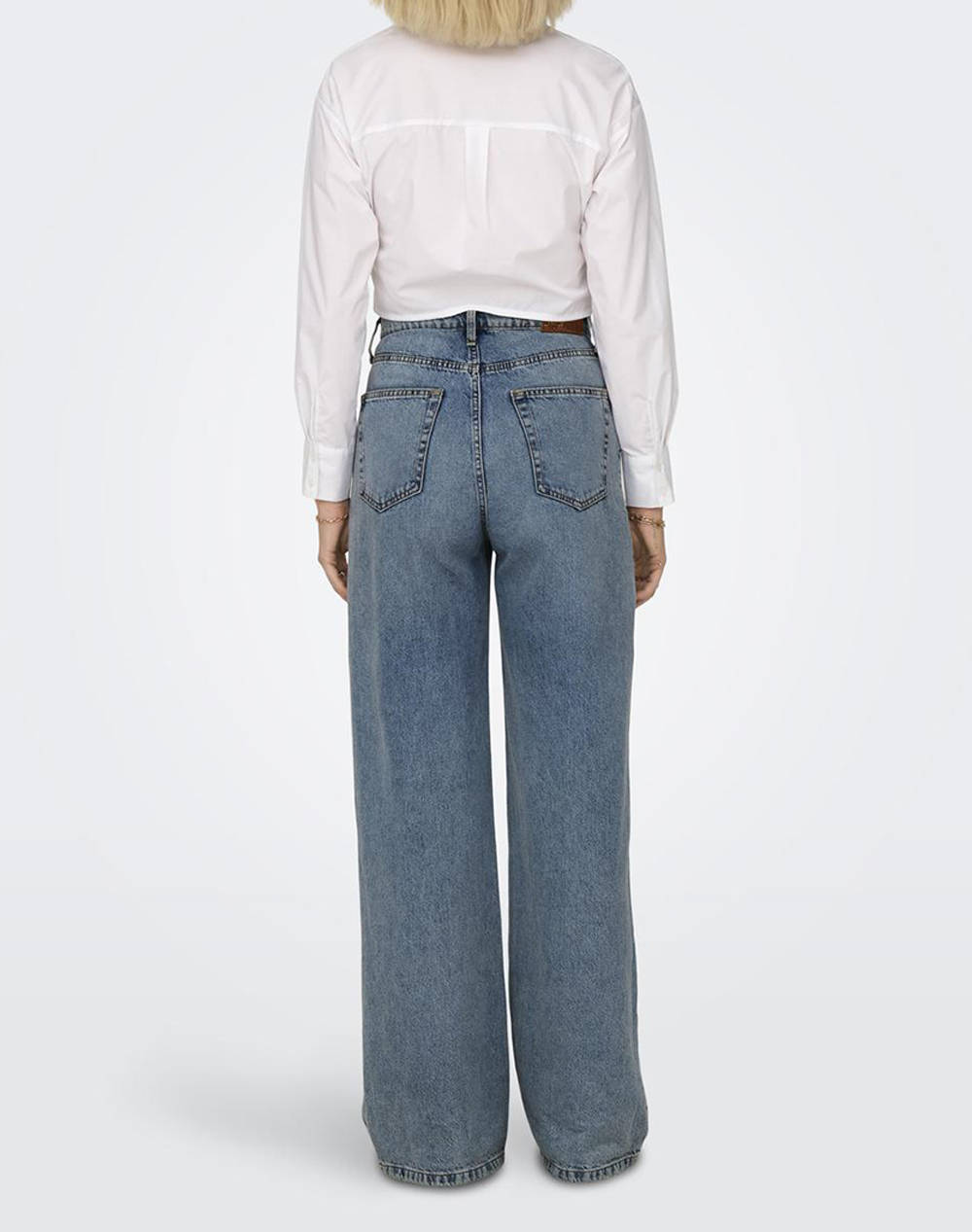 ONLY FEB ONLPAULA CELINE CROPPED POCKET SHIRT WVN