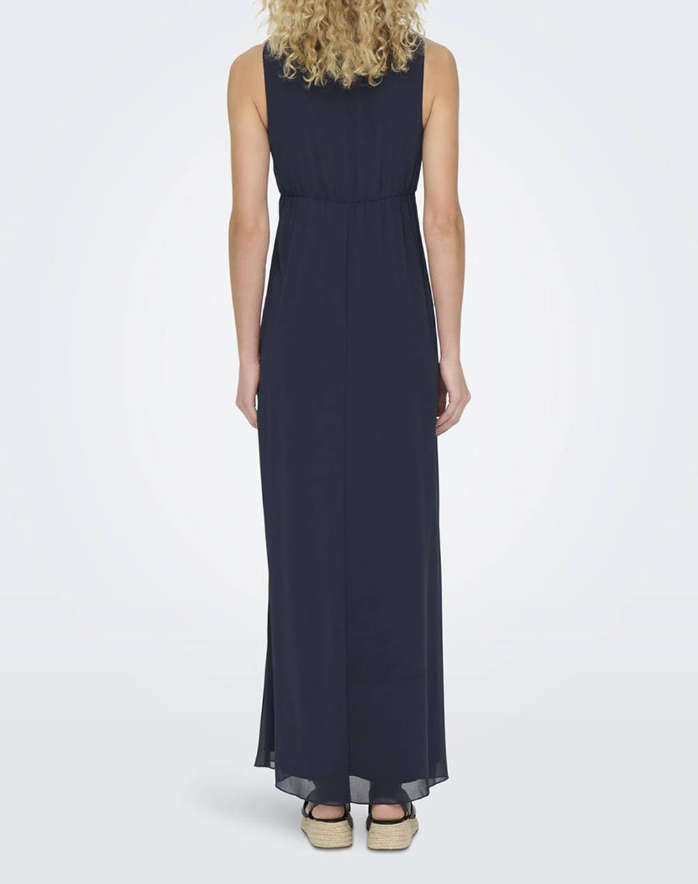 ONLY ONLANNA SISI SL MAXI DRESS LIFE WVN 15320261-Night Sky DarkBlue φωτογραφία