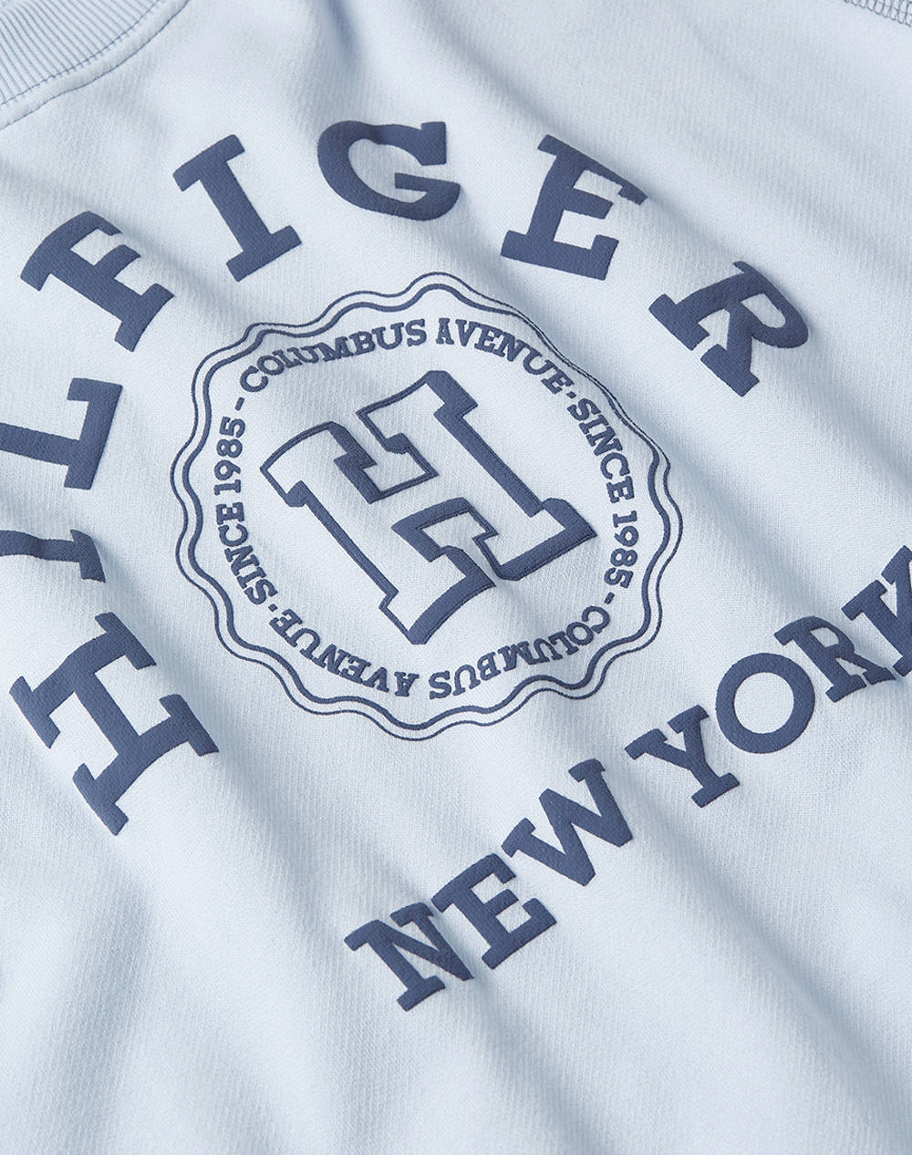 TOMMY HILFIGER REG VARSITY RAGLAN SWEATSHIRT