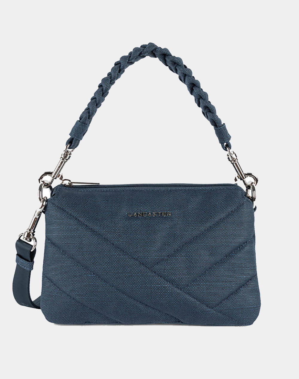 LANCASTER Τσάντα Clutch Small Canvas Matelassé (Διαστάσειες: 23 x 14 x 5 εκ.)