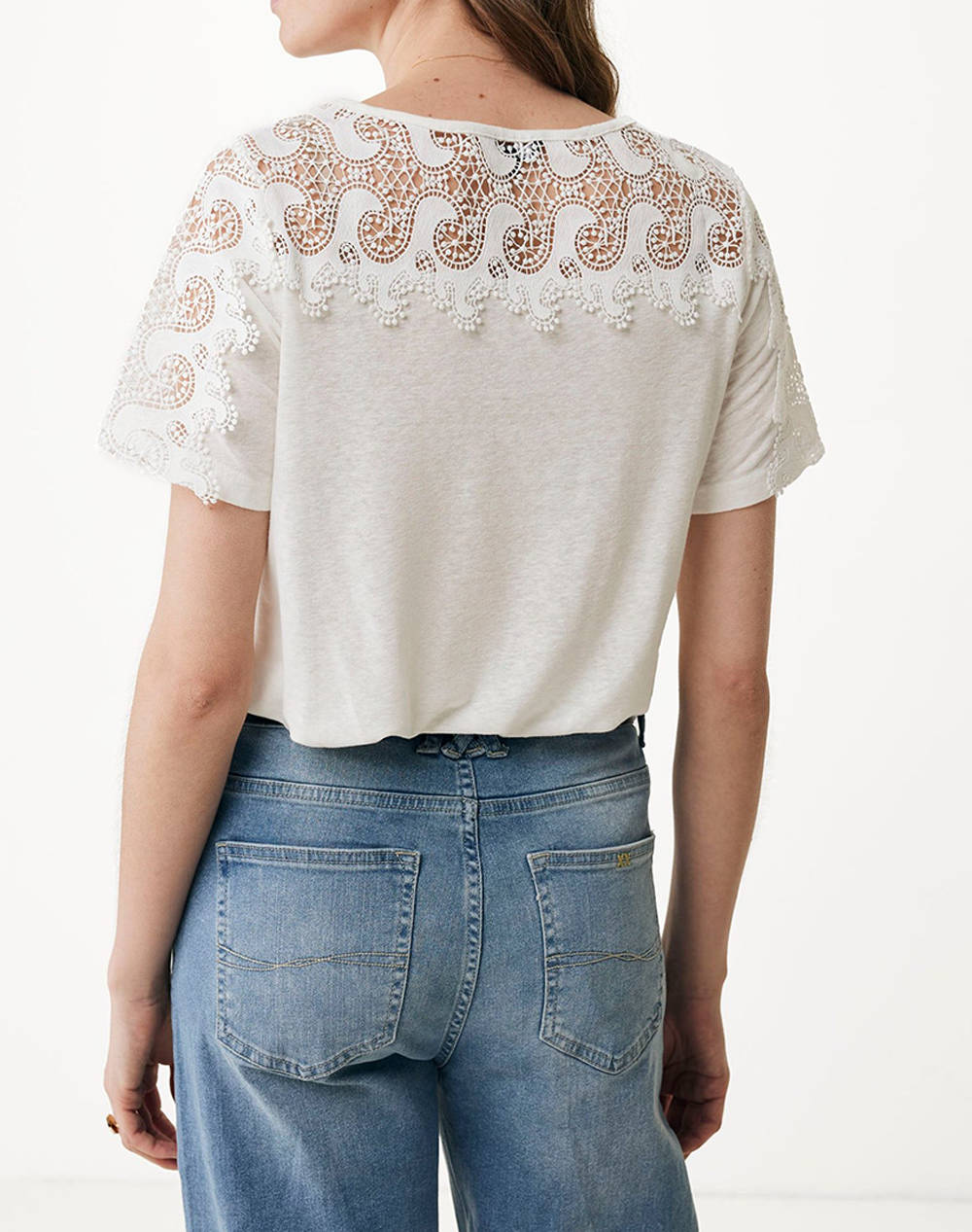 MEXX Lace insert t-shirt