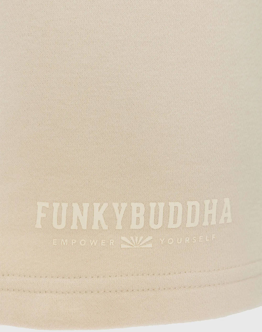 FUNKY BUDDHA Womens sports shorts with printed logo