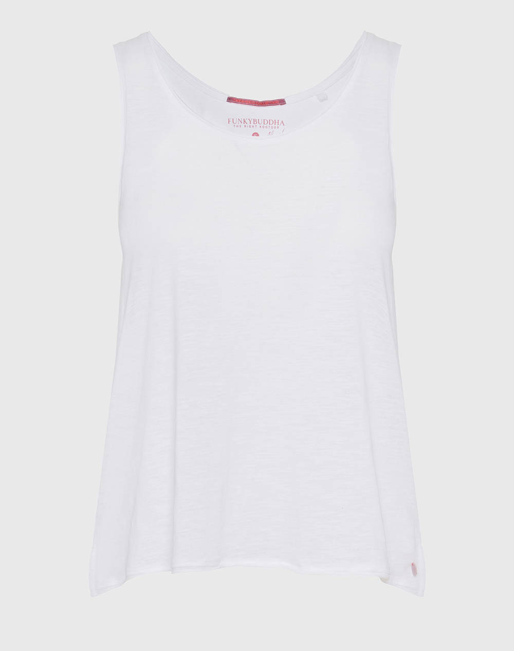 FUNKY BUDDHA Womens self-coloured tank top - The essentials