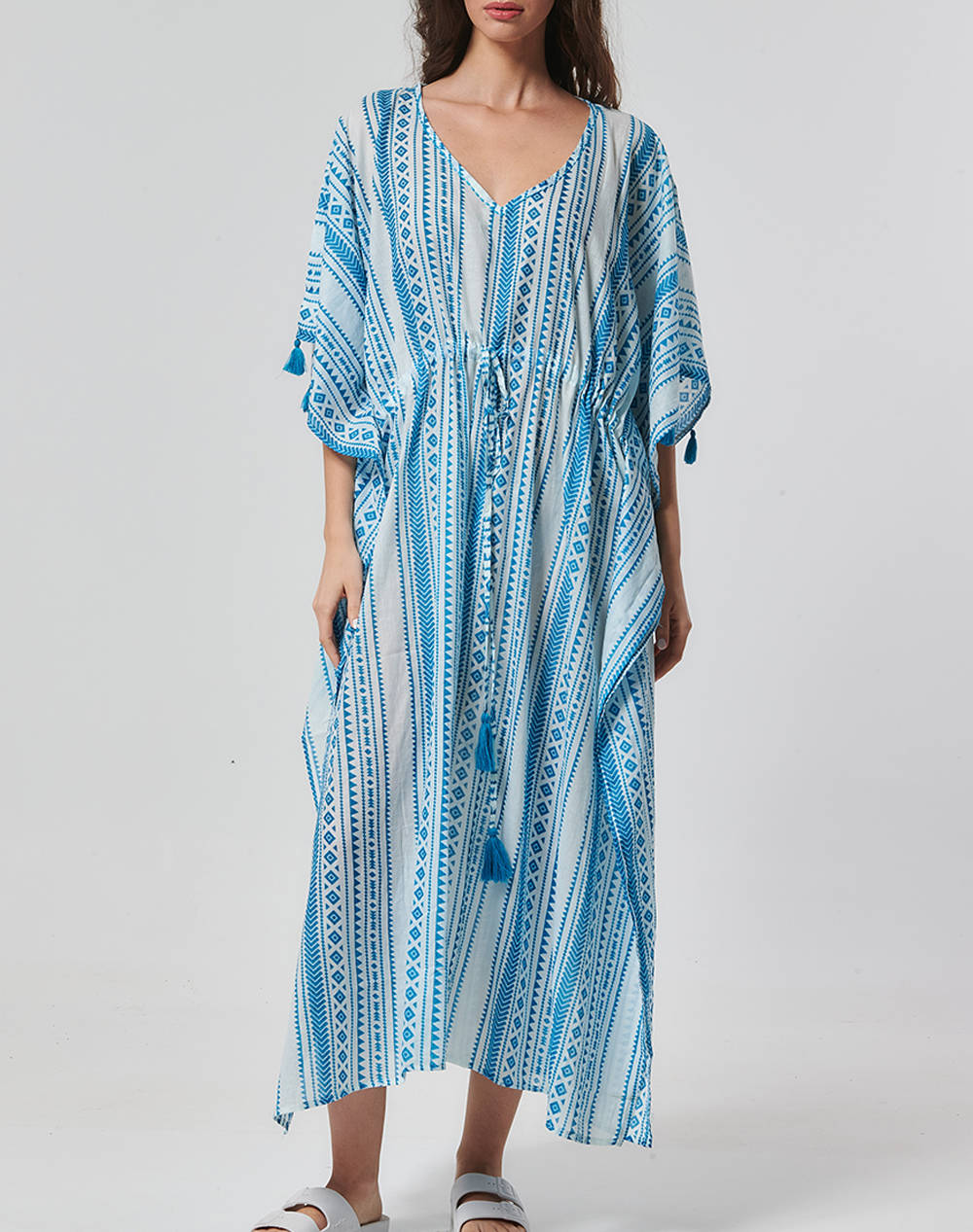 INDIRA LONG PRINTED KAFTAN