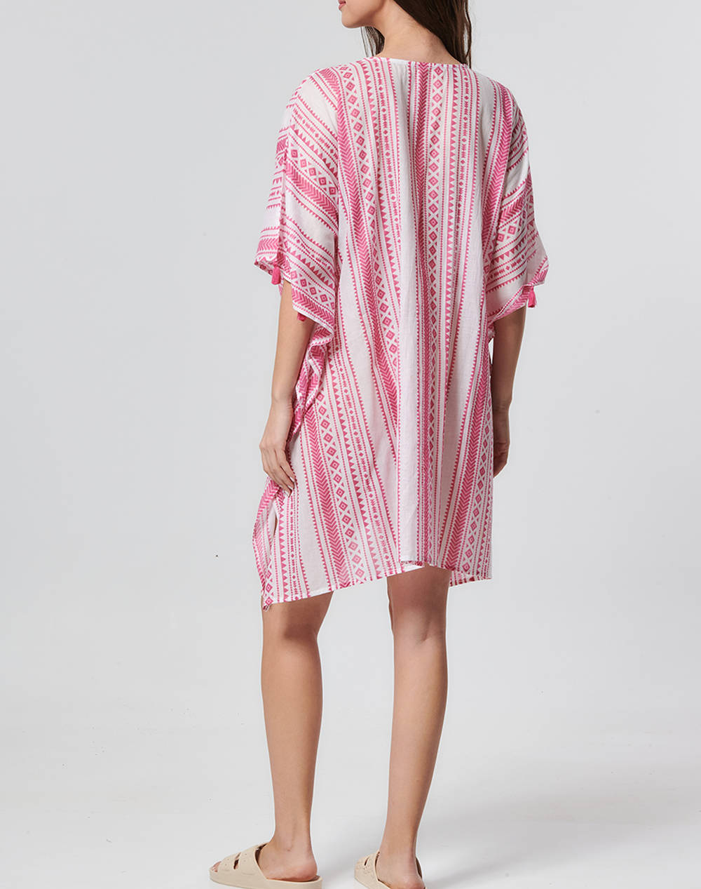 INDIRA SHORT PRINTED KAFTAN