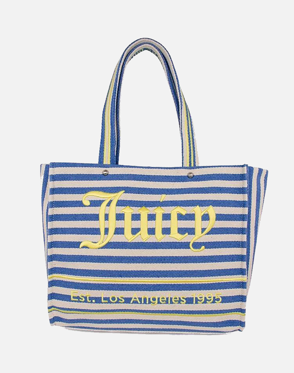 JUICY COUTURE IRIS BEACH BAG - STRIPED VERSION - LARGE SHOPPING (Διαστάσεις: 33 x 38 x 15 εκ.)