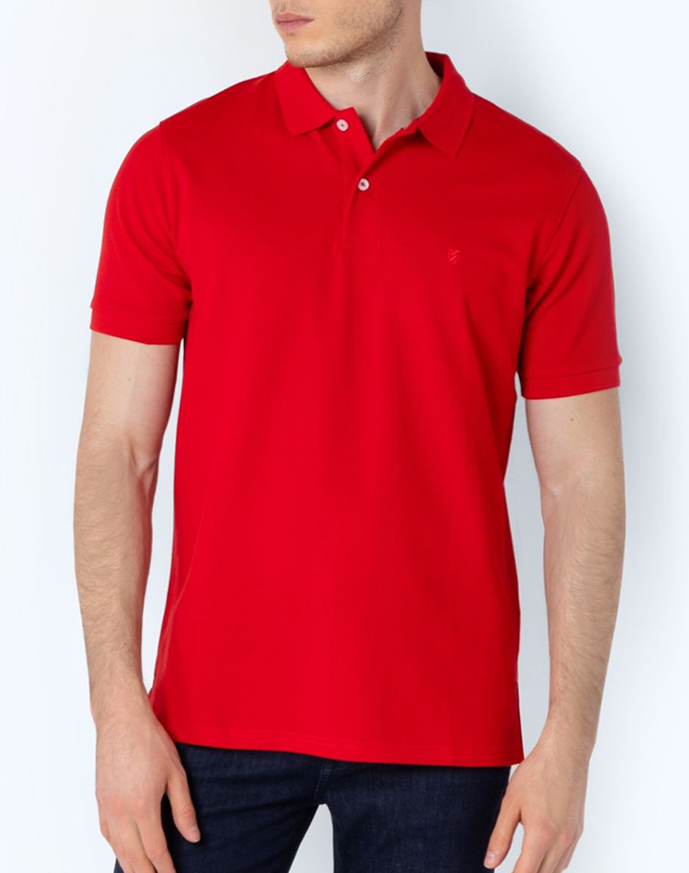 THE BOSTONIANS ΜΠΛΟΥΖΑ POLO PIQUE REGULAR FIT 3PS0001Pomegranate FireRed
