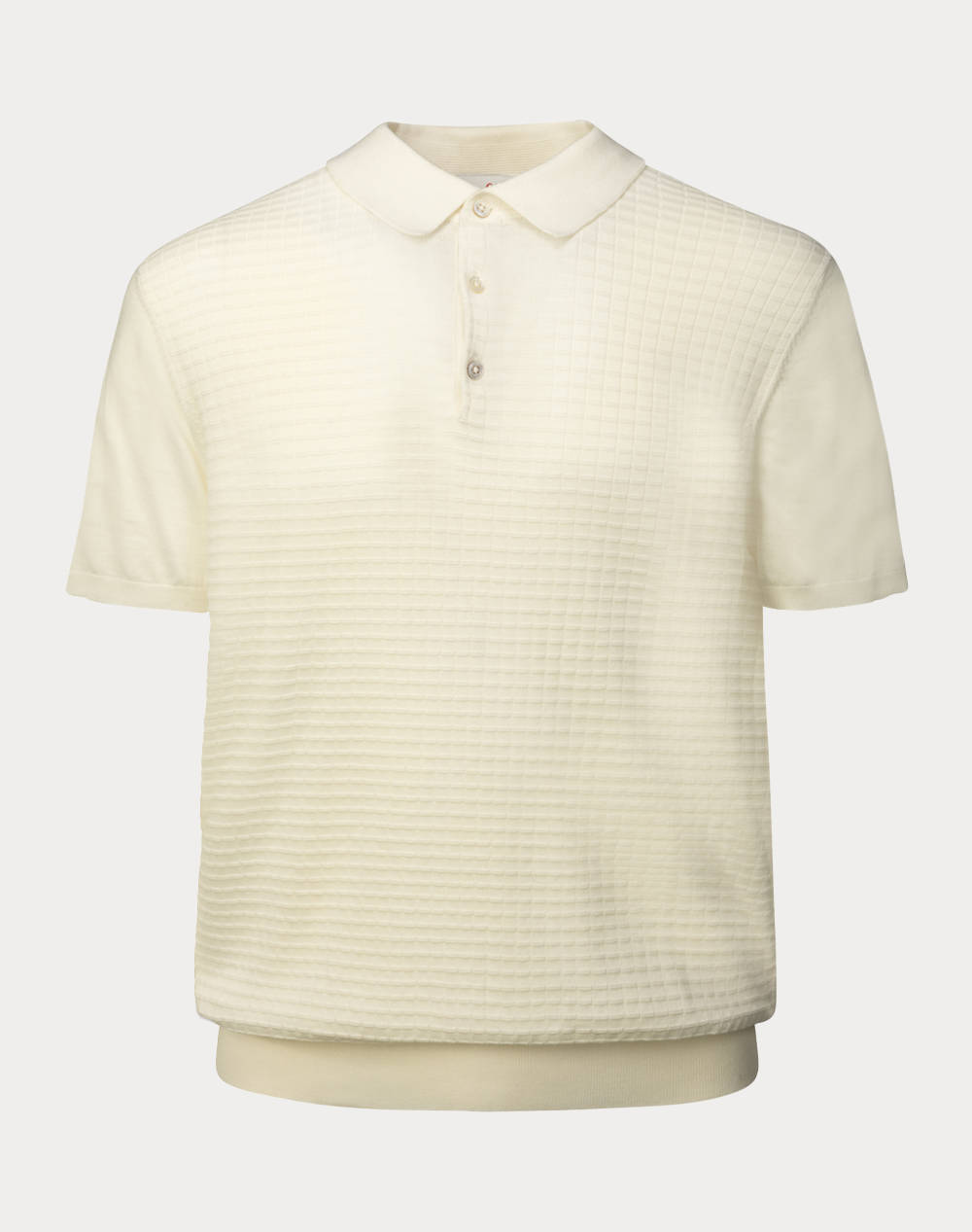 CONTE OF FLORENCE POLO CRETA 6550038U-1 OffWhite φωτογραφία