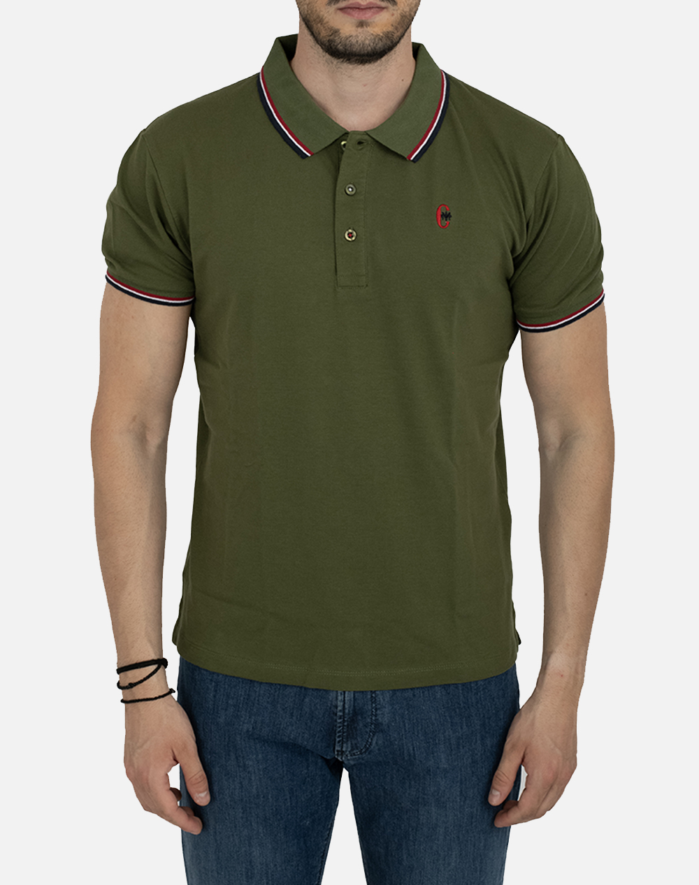 CONTE OF FLORENCE POLO NAIROBI 6552003U-37 Olive φωτογραφία