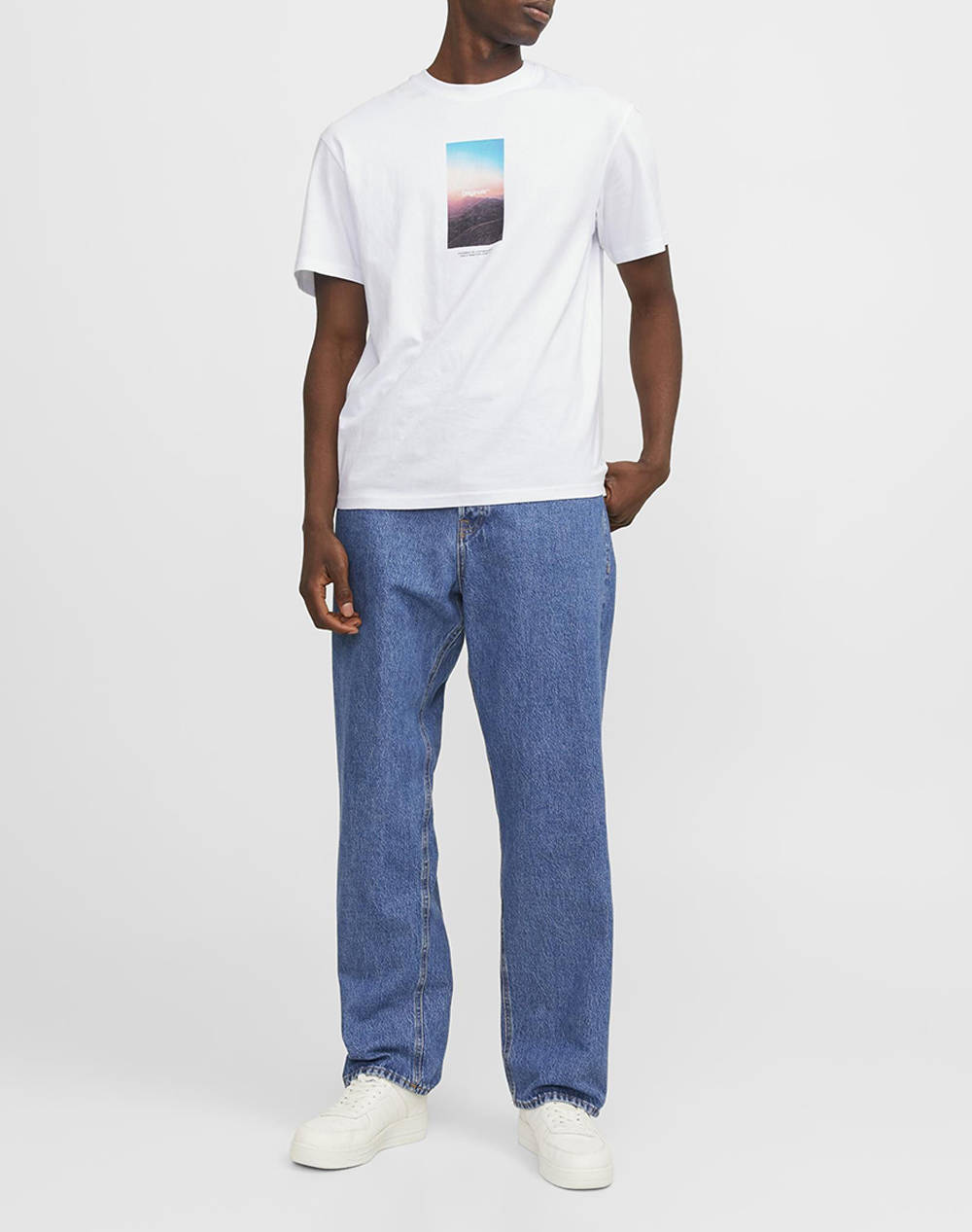 JACK&JONES JORVESTERBRO PICTURE TEE SS CREW NECK SN