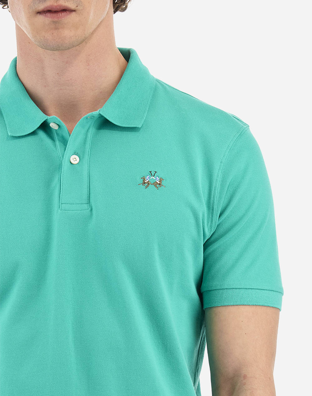 LA MARTINA MAN POLO S/S PIQUET STRETCH