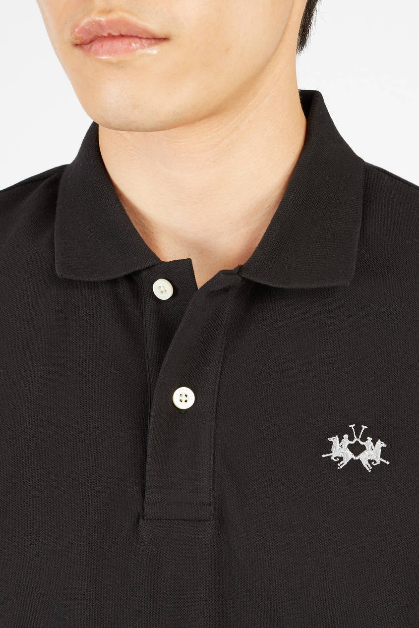 LA MARTINA POLO SHIRT MAN S/S SLEEVE COTTON PIQ