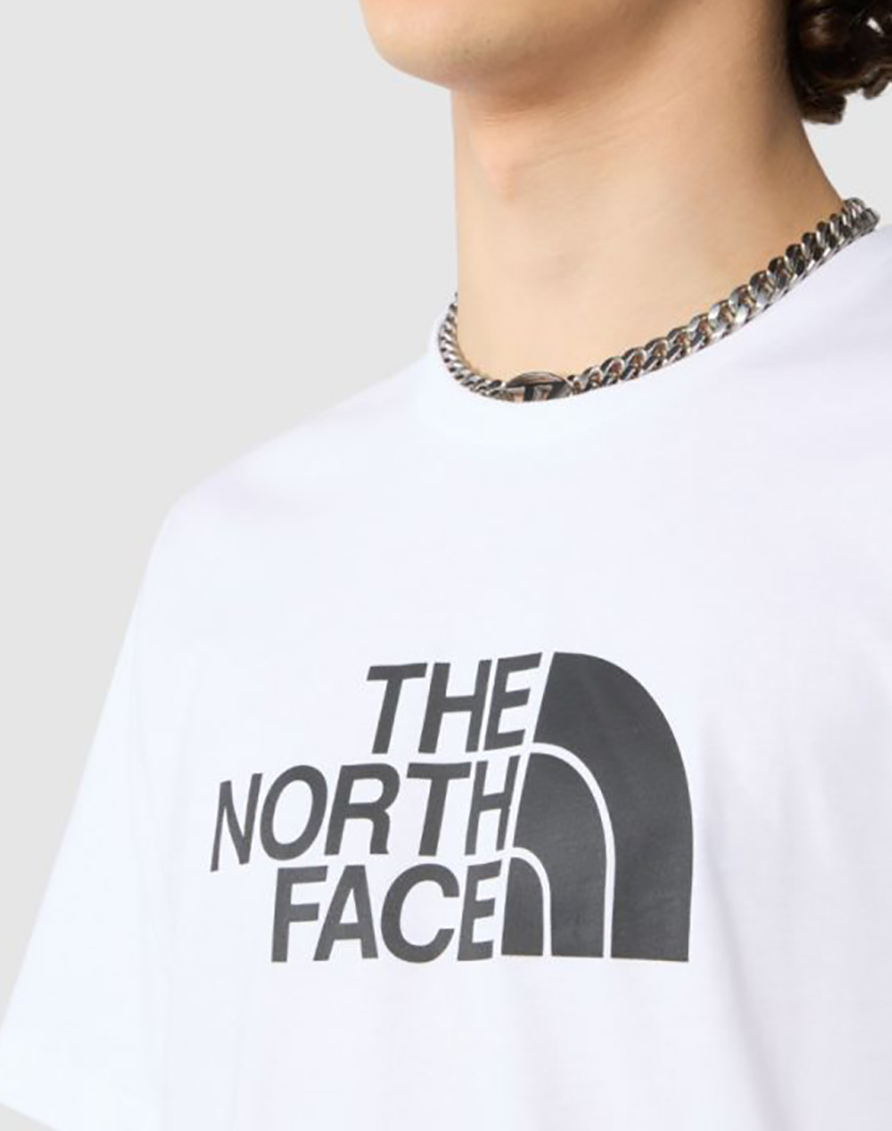 THE NORTH FACE M S/S EASY TEE - White