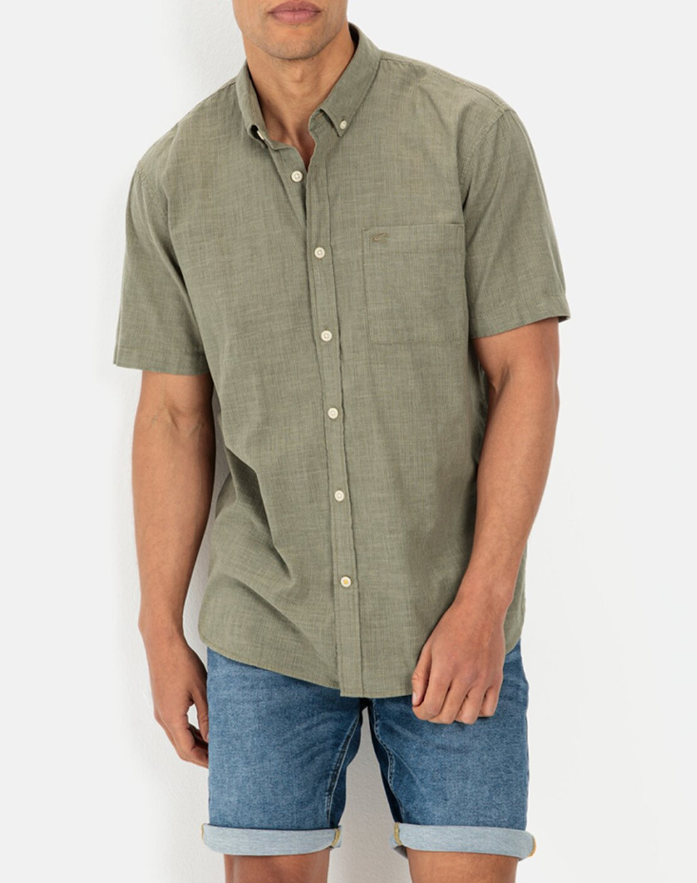 CAMEL SHIRT SS B.D. striped