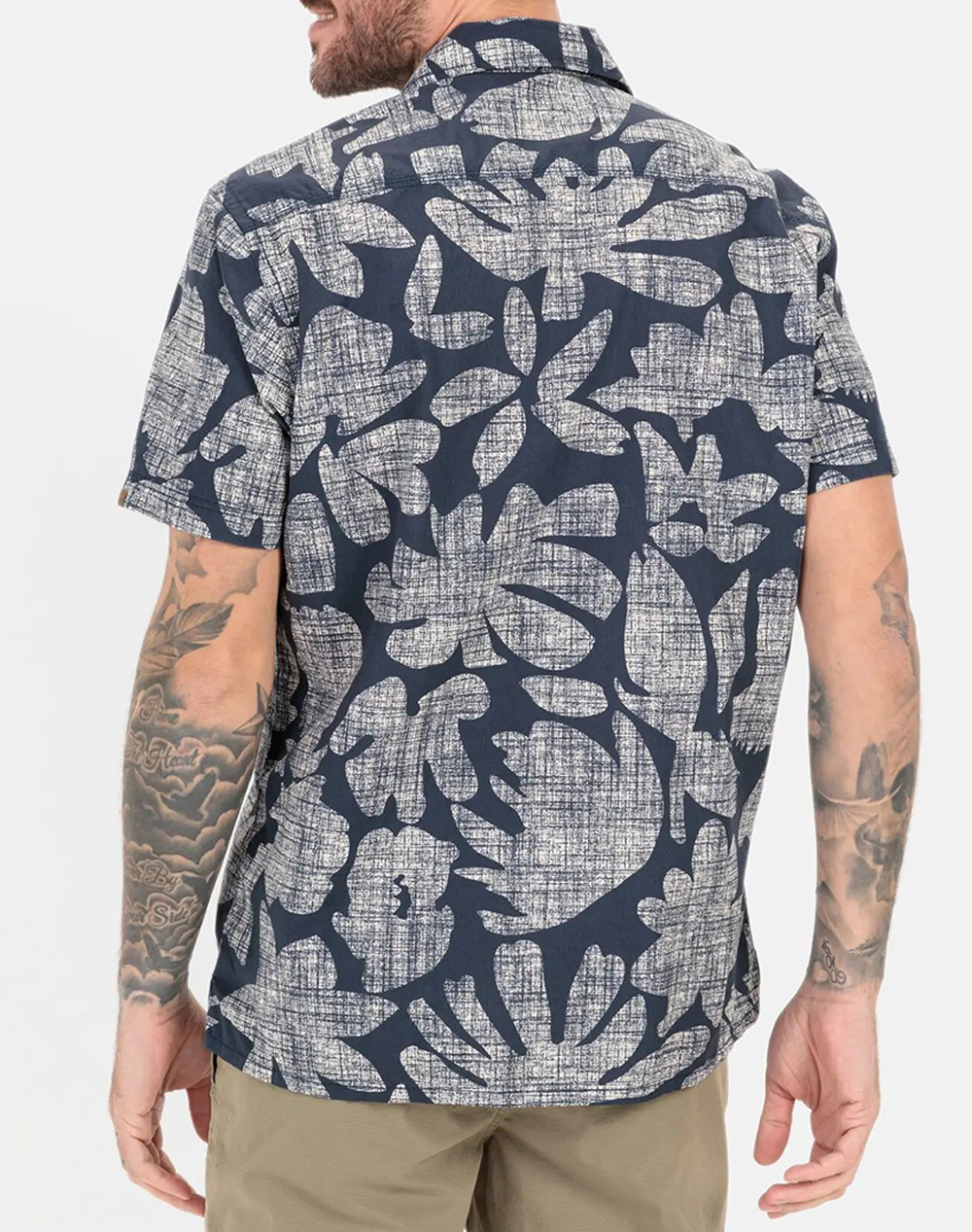 CAMEL ACTIVE SHIRT SS Resort print