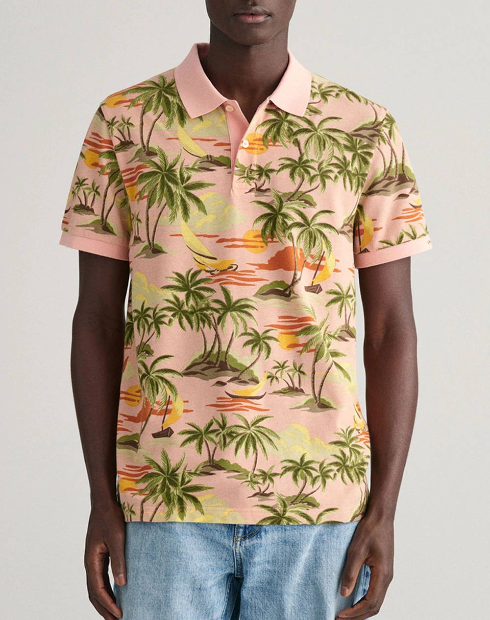 GANT HAWAII PRINT SS POLO SHIRT