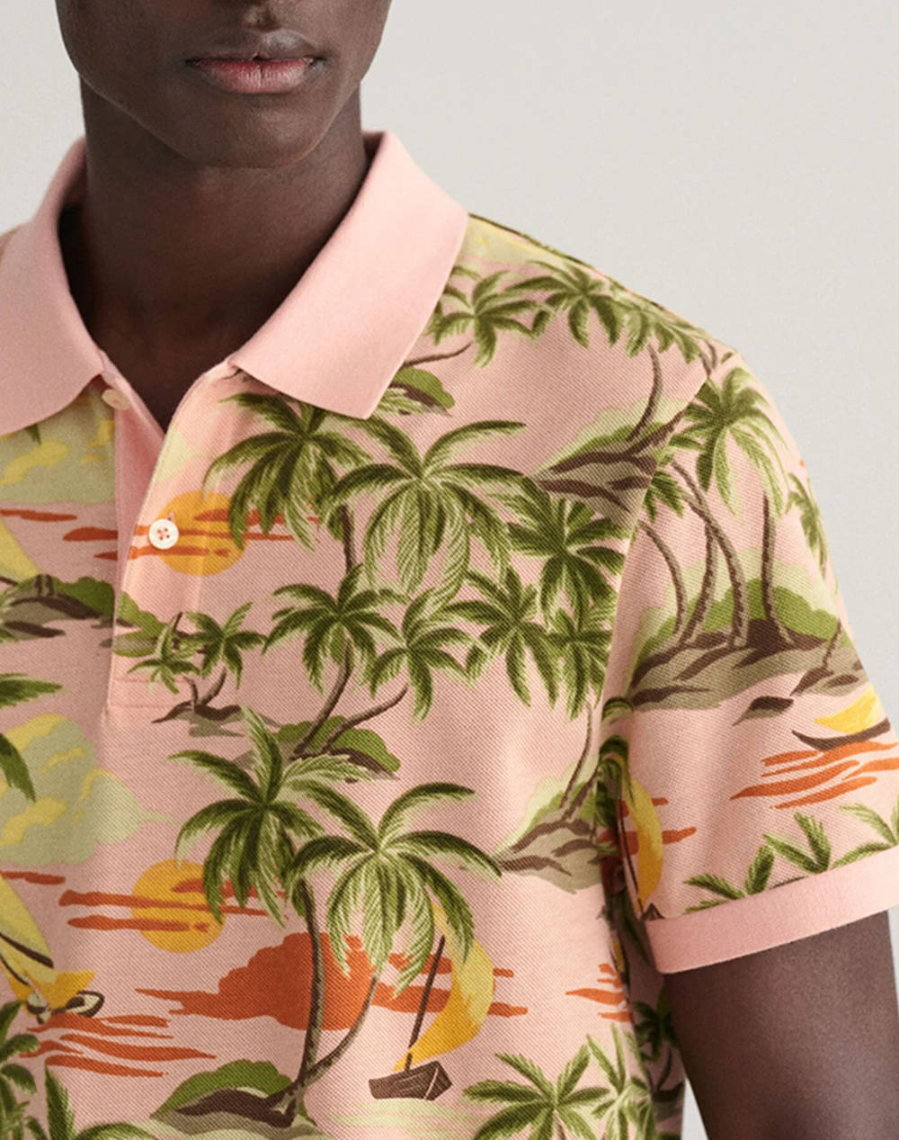 GANT ΜΠΛΟΥΖΑ ΚΜ HAWAII PRINT SS POLO