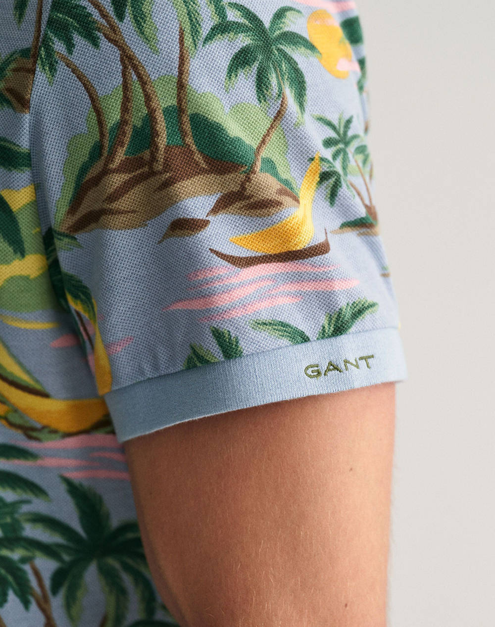 GANT HAWAII PRINT SS POLO SHIRT