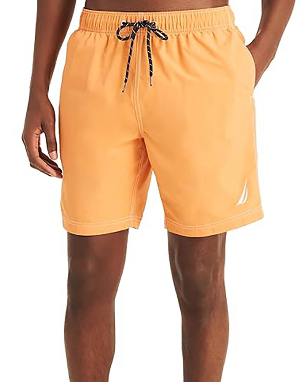 NAUTICA SWIMWEAR 8 ANCHOR FULL ELASTIC SOLID TRUNK