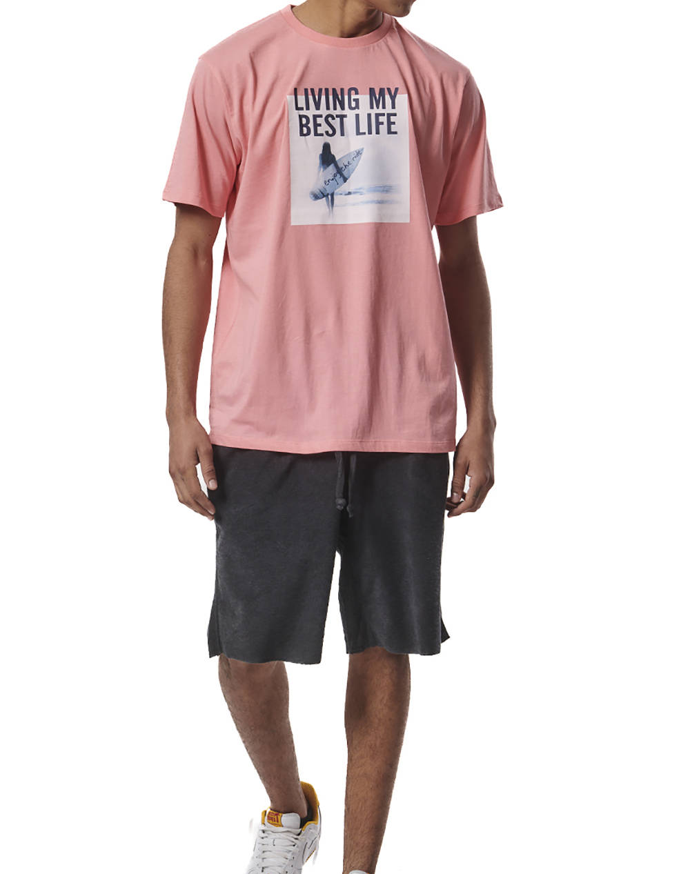 BODY ACTION MENS NATURAL DYE TERRY BERMUDA