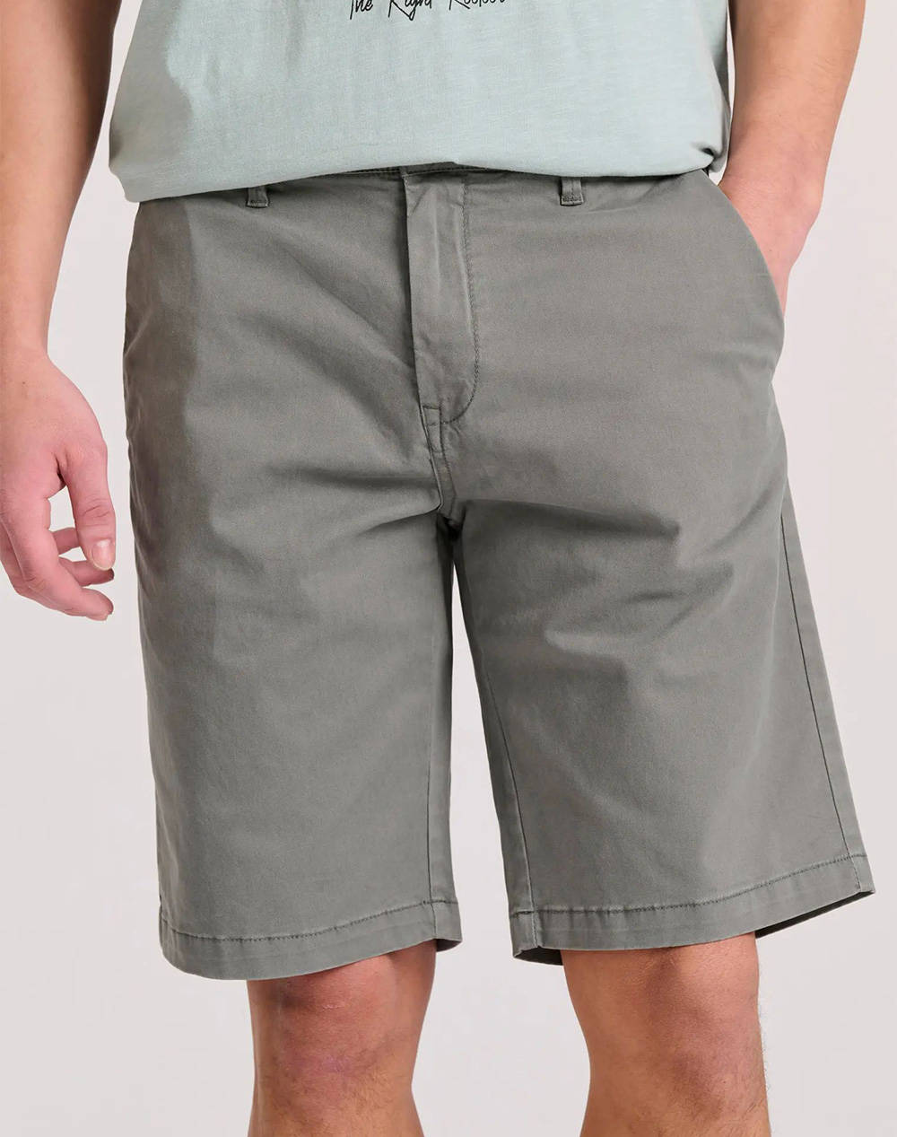 FUNKY Ανδρική Βερμούδα Chino FBM009-001-03-SAGE GREEN Khaki