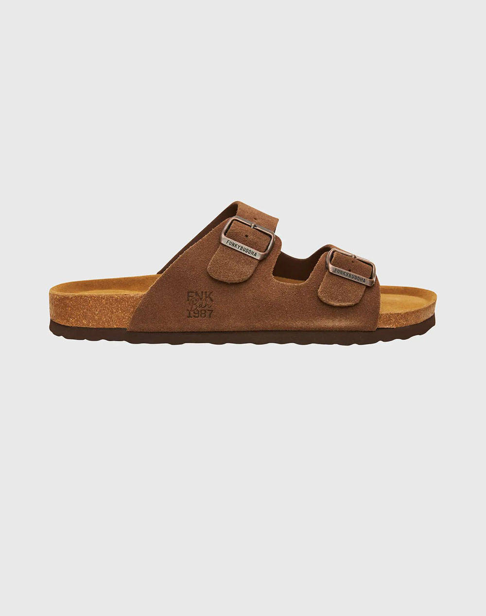 FUNKY BUDDHA Mens suede sandals