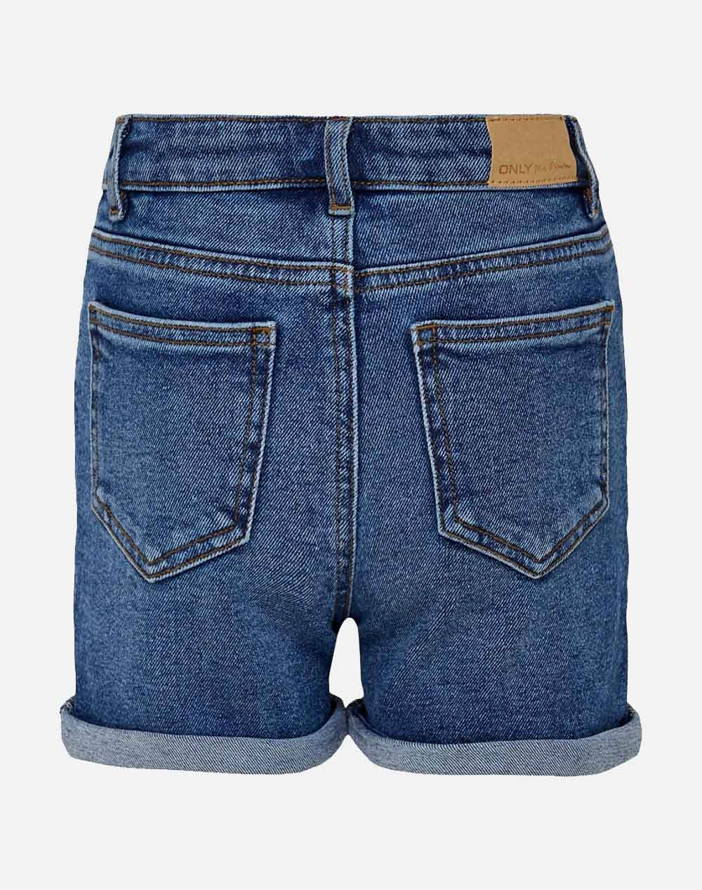 ONLY KOGPHINE SHORTS DNM AZG NOOS 15220037-Medium Blue Denim JeanBlue φωτογραφία