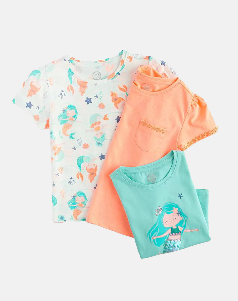 COOL CLUB Short sleeve t-shirt 3 pcs GIRL