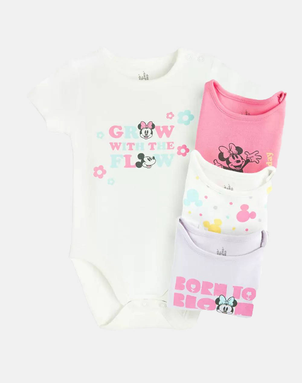 COOL CLUB Short-sleeve rompers 4 pcs GIRL