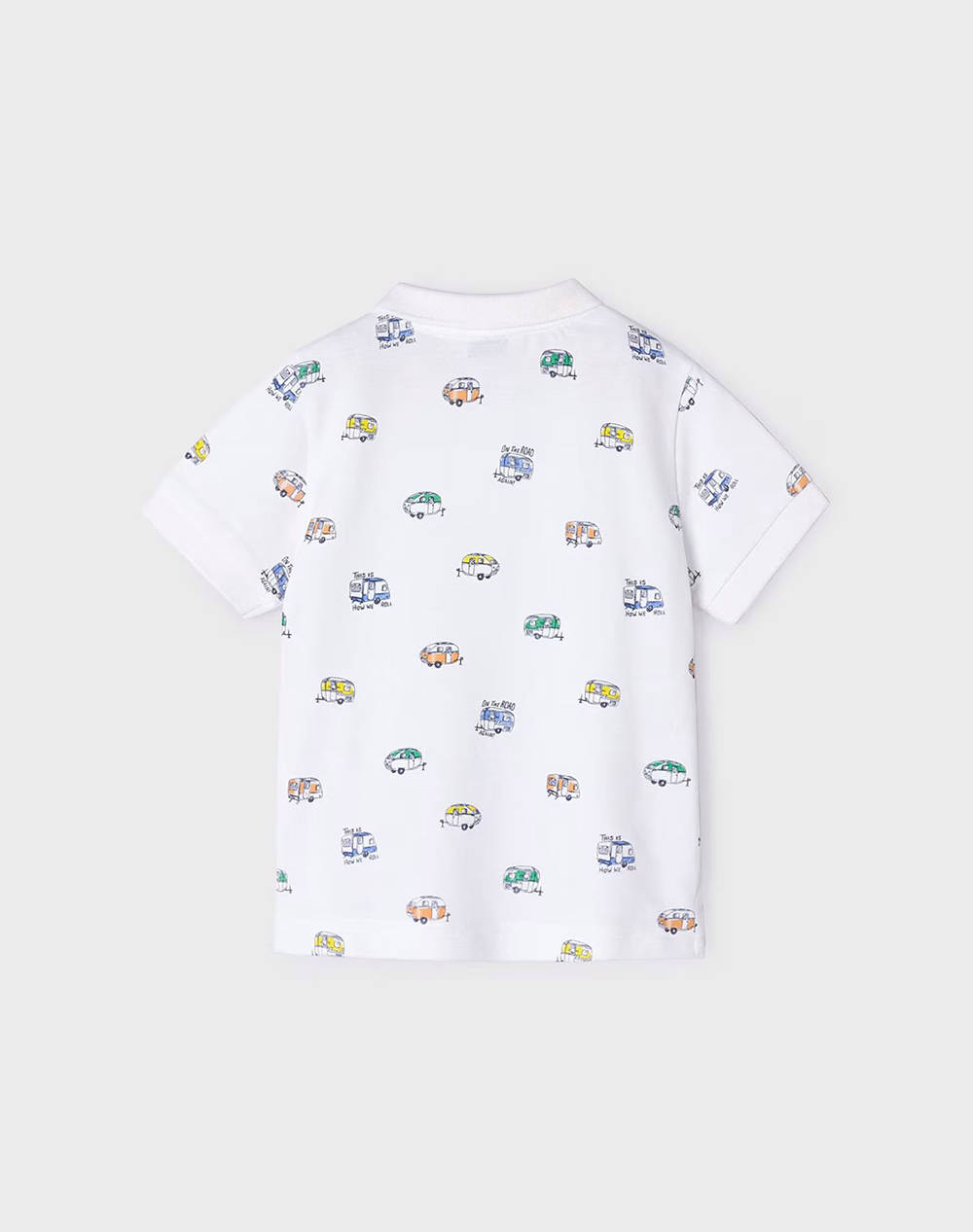 MAYORAL Short sleeve printed polo shirt