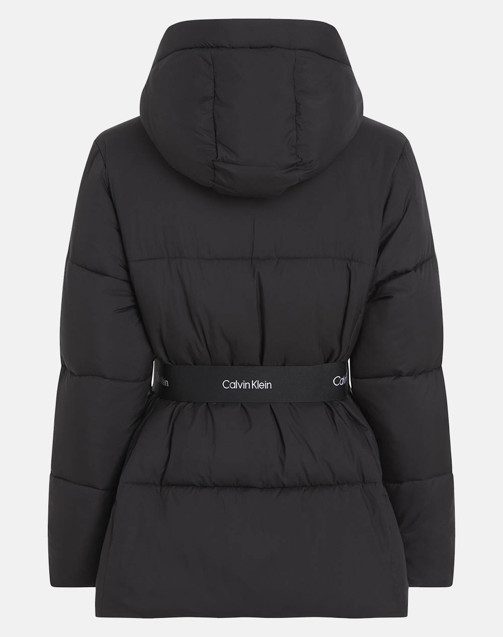 CALVIN KLEIN LOGO BELT SHORT PUFFER