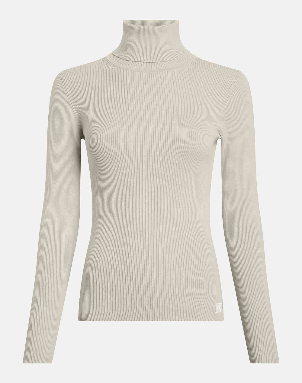  CALVIN KLEIN WOVEN LABEL ROLL NECK SWEATER J20J224225-PD7 Ivory 2025