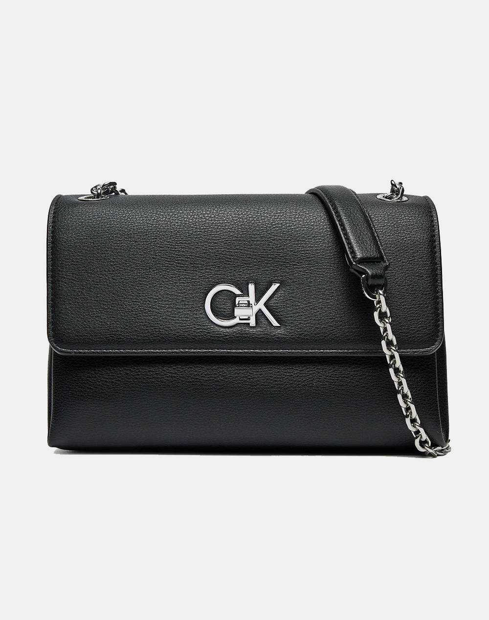 CALVIN KLEIN RE-LOCK CONV SHOULDER BAG_PBL (Διαστάσεις: 25 x 17 x 7 εκ.)