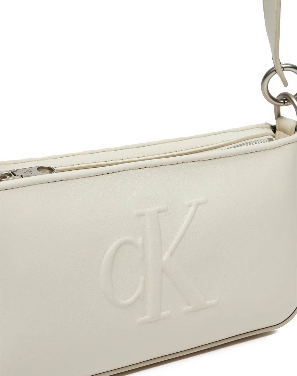 CALVIN KLEIN SCULPTED SHOULDER POUCH25 DEBOSS (Διαστάσεις: 25 x 13 x 4 εκ.)