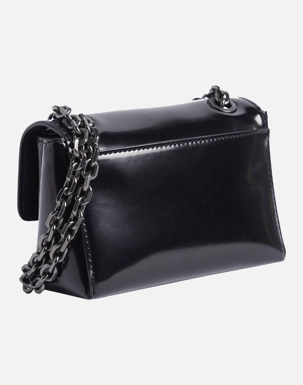 CALVIN KLEIN RE-LOCK SM SHOULDER BAG_SHINY (Dimensions: 17 x 13 x 4 cm.)