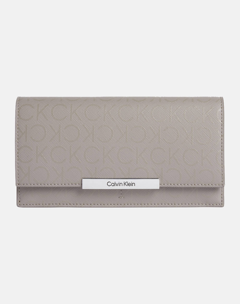 CALVIN KLEIN CK LINEAR LARGE WALLET_MONO (Dimensions: 19 x 9.5 cm)