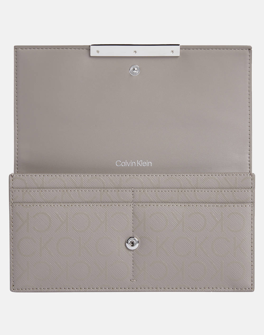 CALVIN KLEIN CK LINEAR LARGE WALLET_MONO (Διαστάσεις: 19 x 9.5 εκ)