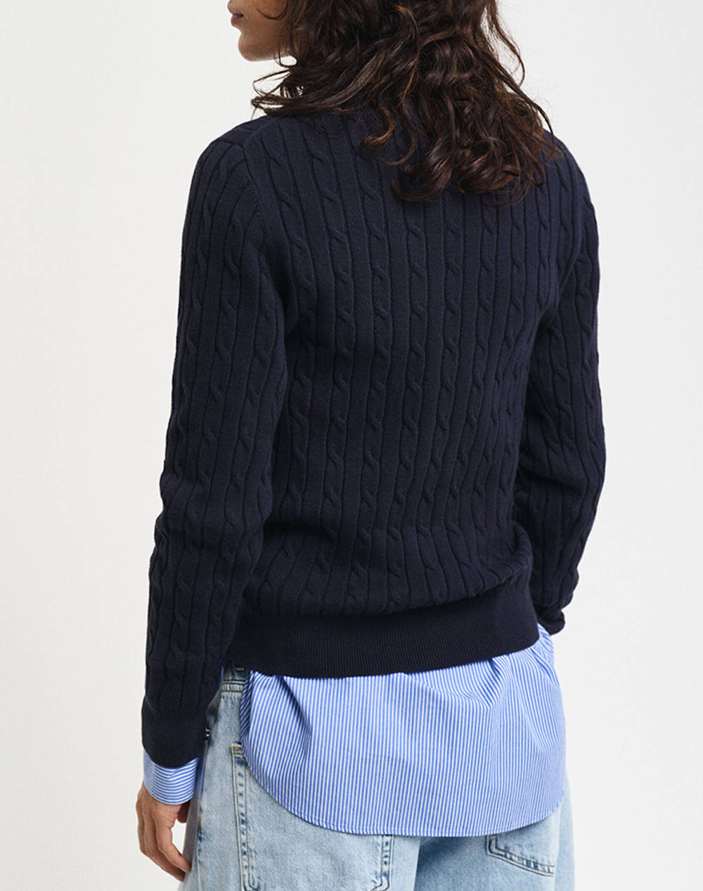 GANT ΠΟΥΛΟΒΕΡ ΜΜ STRETCH COTTON CABLE TURTLENECK