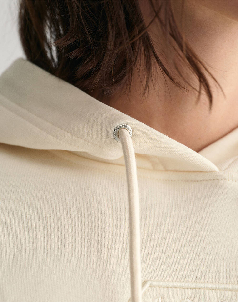 GANT LS REG TONAL SHIELD HOODIE