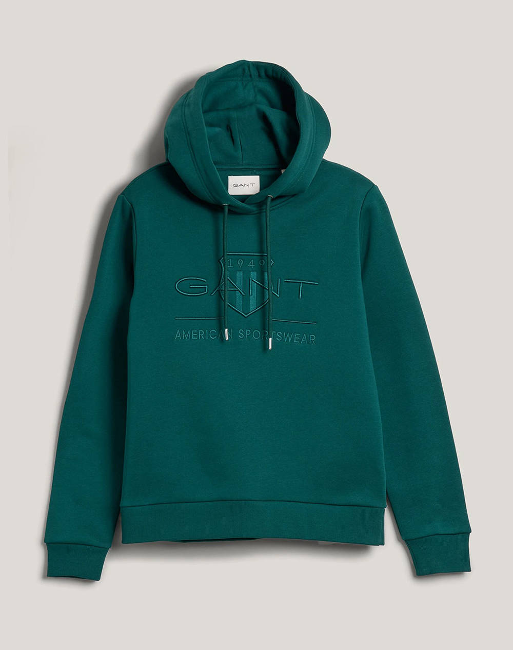 GANT LS REG TONAL SHIELD HOODIE