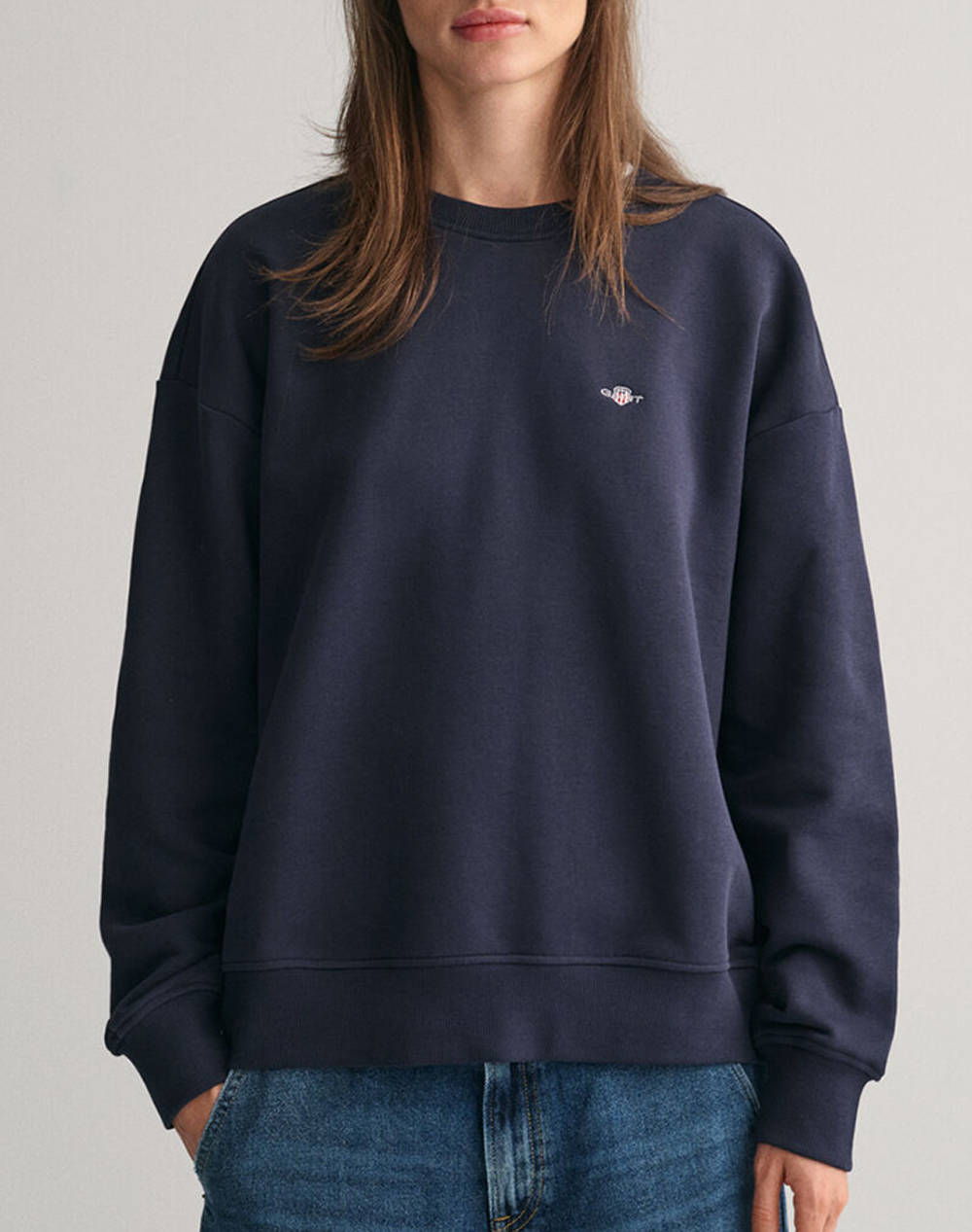 GANT LS SHIELD C-NECK SWEATSHIRT