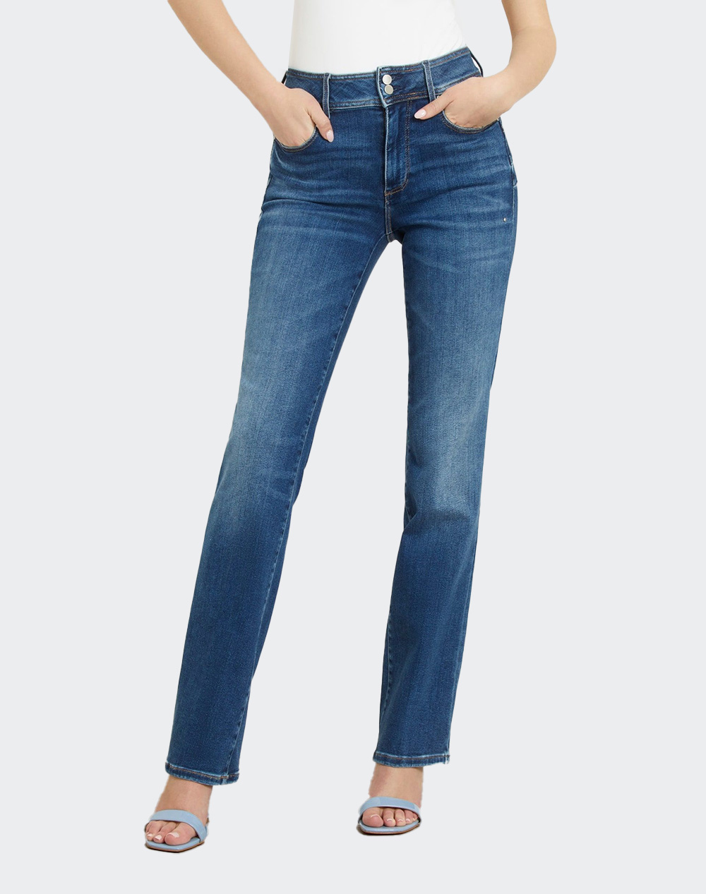 GUESS SHAPE UP STRAIGHT POWER PANT WOMEN