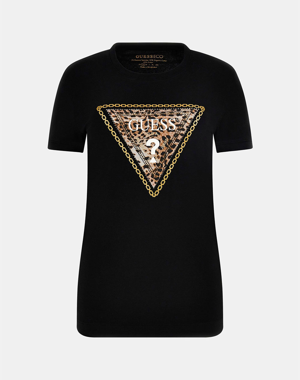 GUESS SS CN TRIANGLE LEO TEE WOMEN