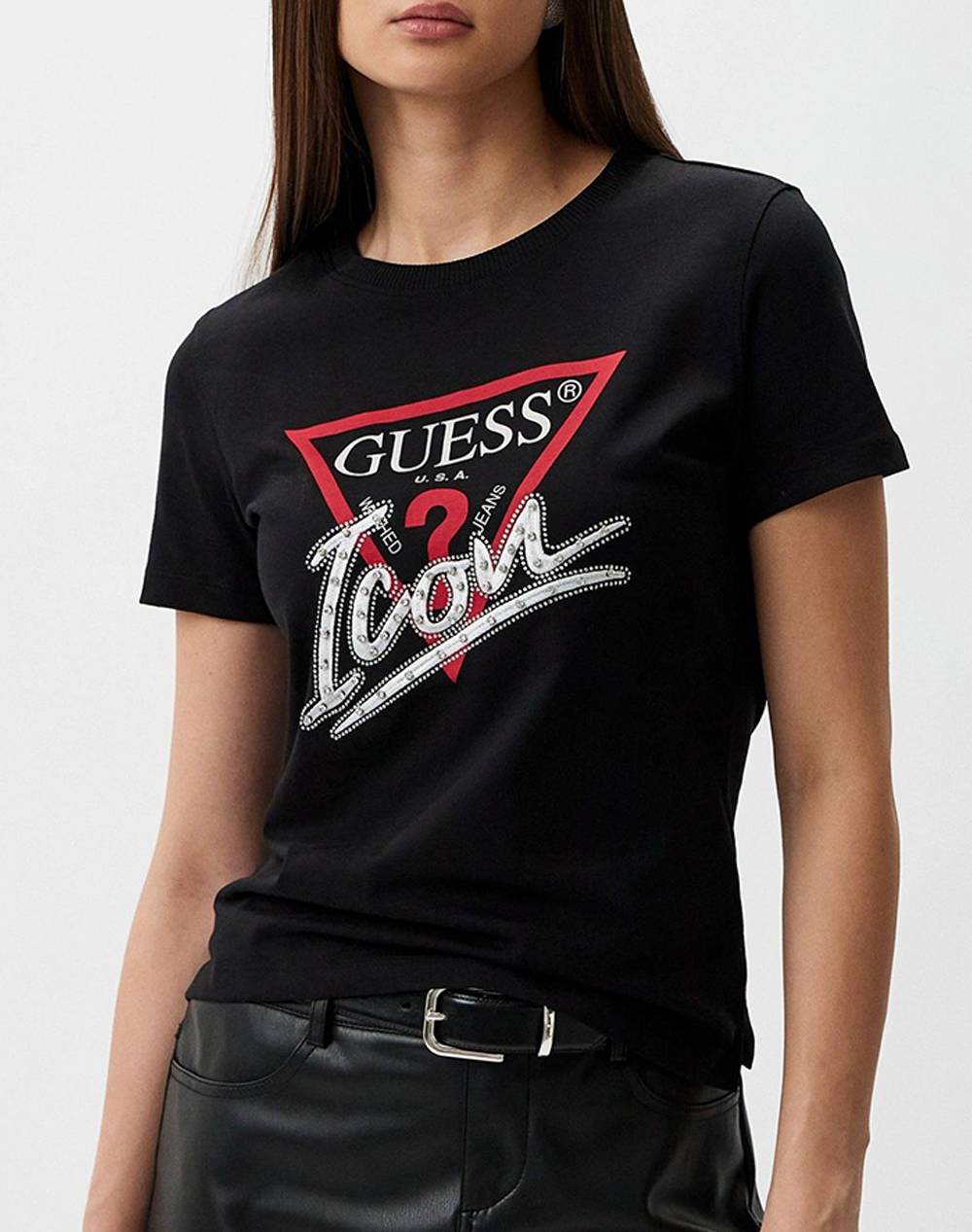 GUESS SS CN ICON TEE ΜΠΛΟΥΖΑ ΓΥΝΑΙΚΕΙΟ