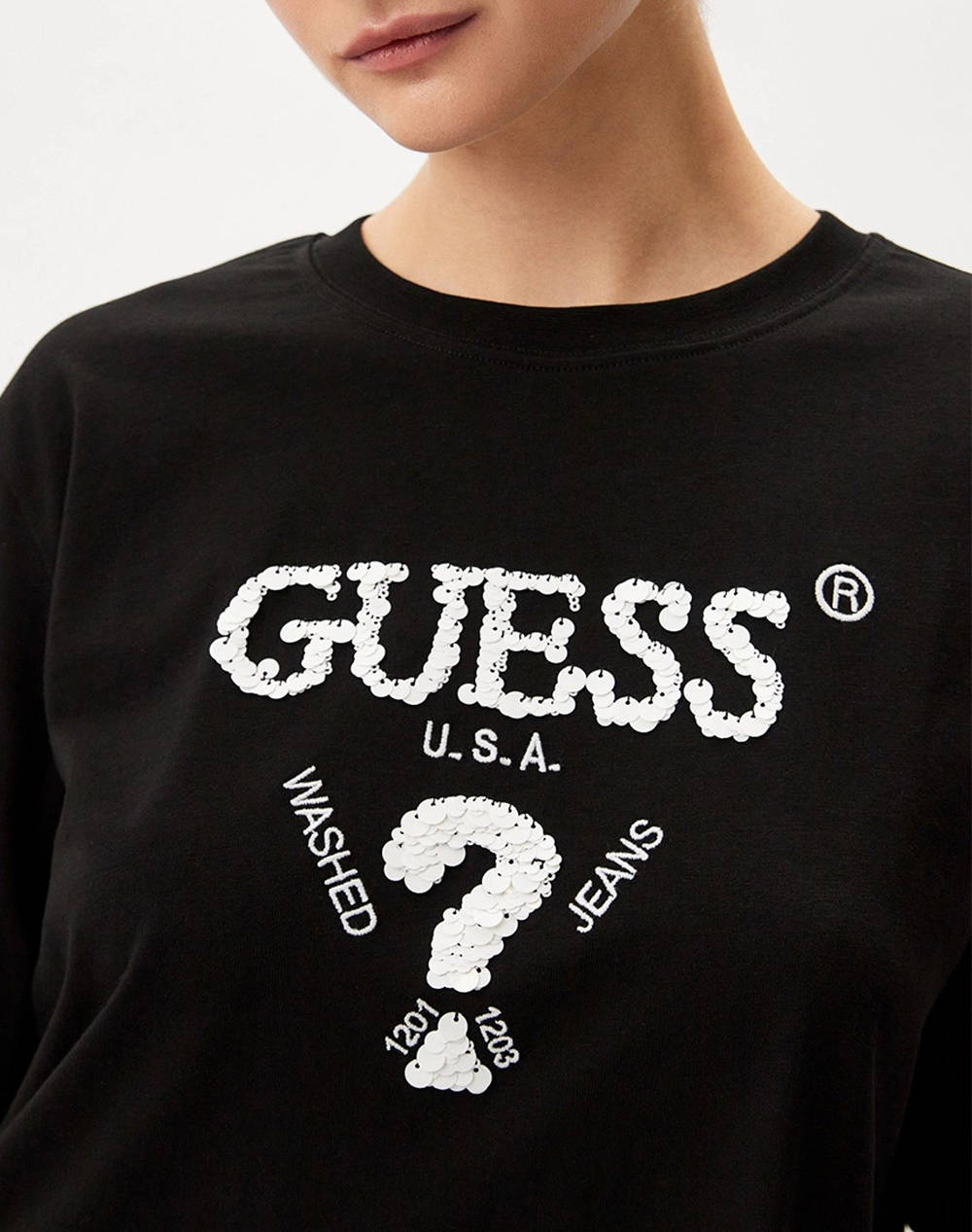 GUESS AURLIE BOXY TEE SHIRT WOMEN