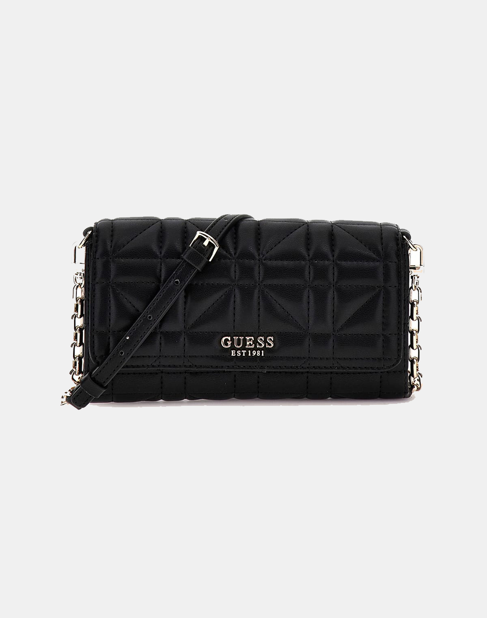 GUESS ASSIA CROSSBODY FLAP ORGANIZER WOMENS BAG (Dimensions: 22 x 14 x 4 cm)