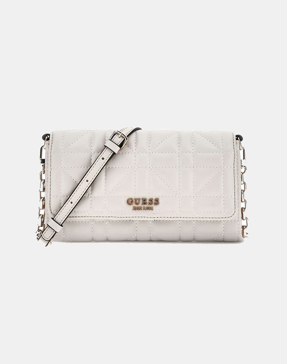 GUESS ASSIA CROSSBODY FLAP ORGANIZER WOMENS BAG (Dimensions: 22 x 14 x 4 cm)