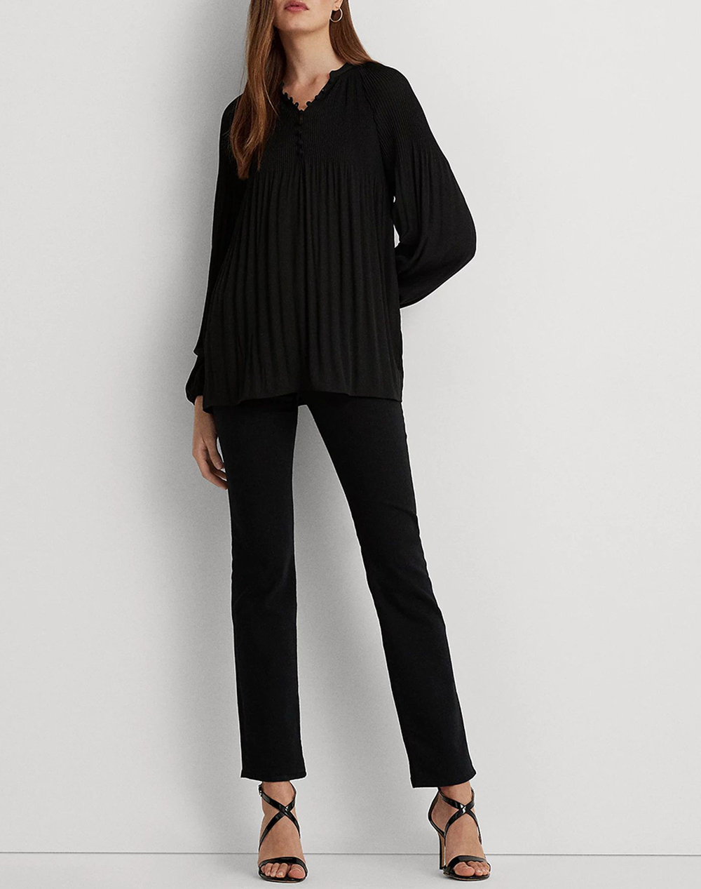 LAUREN RALPH LAUREN VERSILLA-LONG SLEEVE-shirt